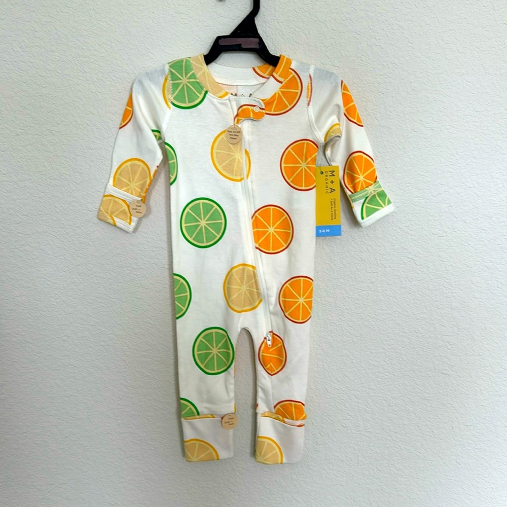 Monica + Andy organic cotton onsies